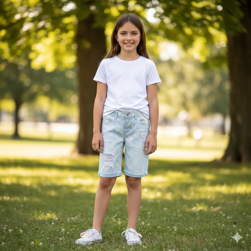 SO Girls Bermuda Denim Shorts – Size 12